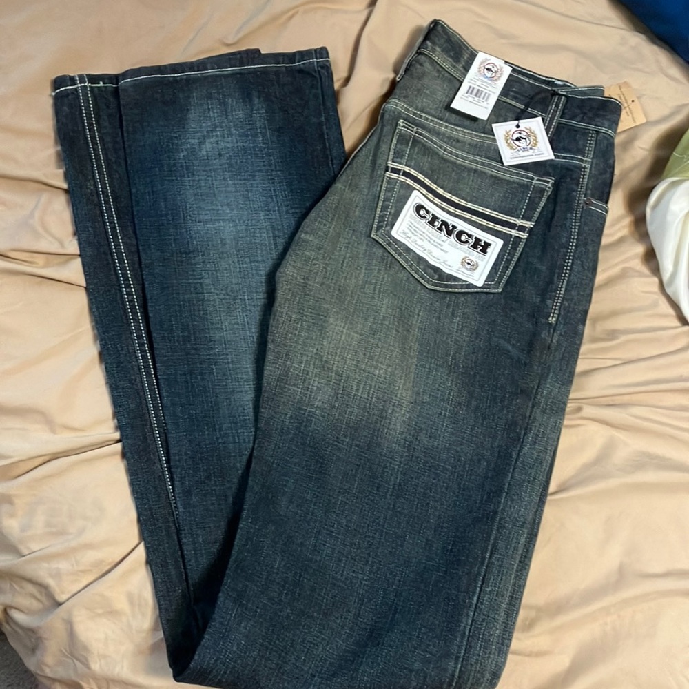 New white label cinch jeans 30x40